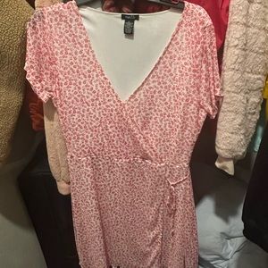 Sold Rue 21 White and Pink Floral Dress